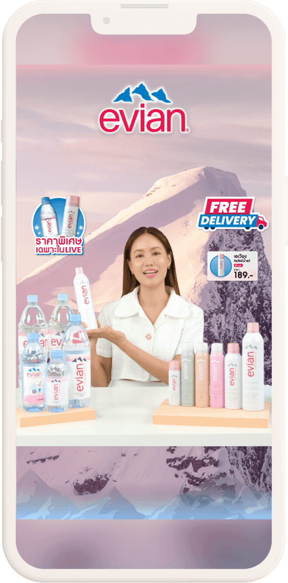 AnyLive evian's Case study